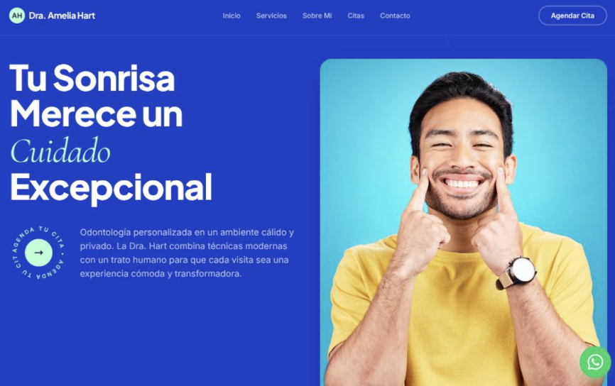 Screenshot de Dra. Amelia Hart